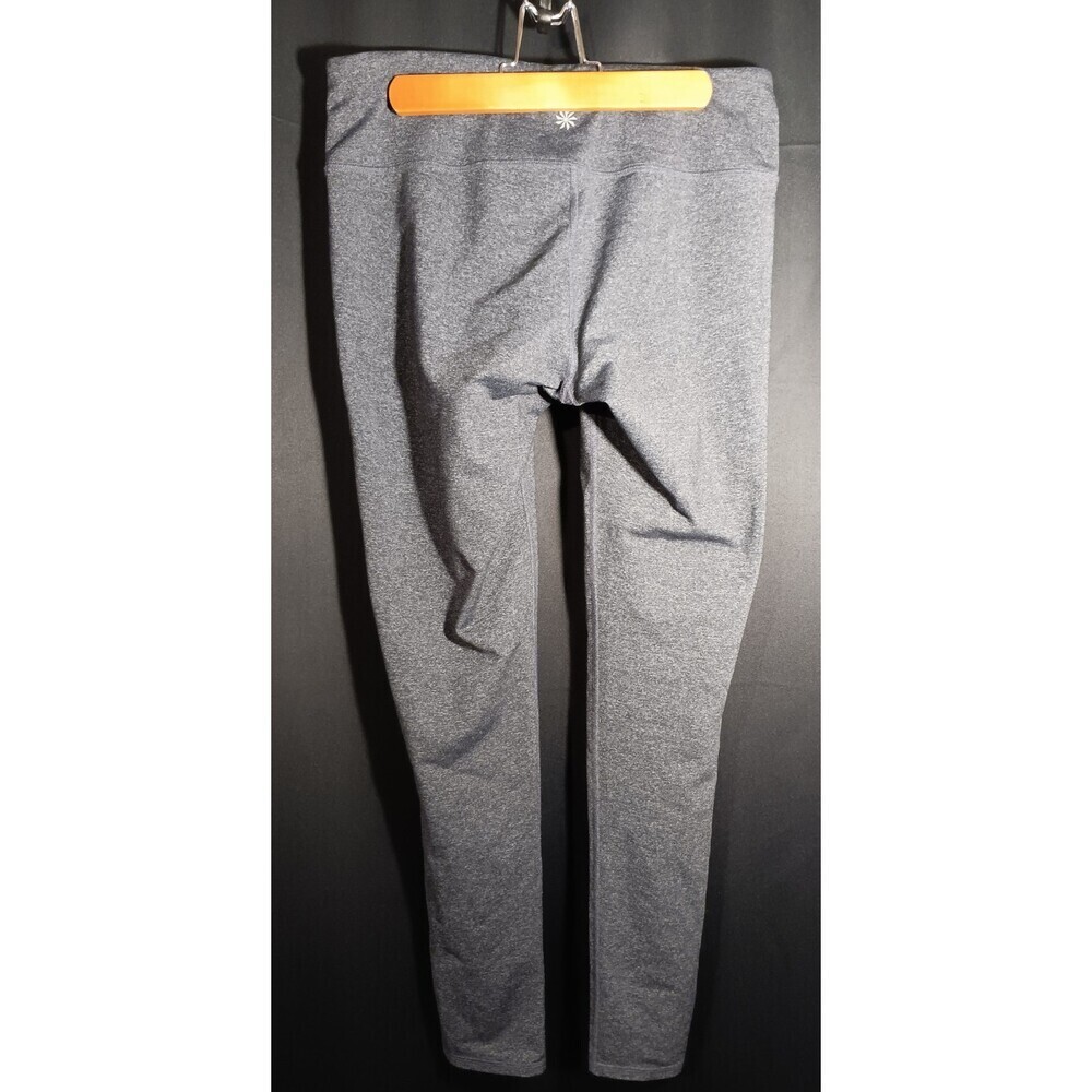 Athleta Leggings Women’s Medium Static Gray High Rise Ankle Activewear Yoga - Picture 2 of 3